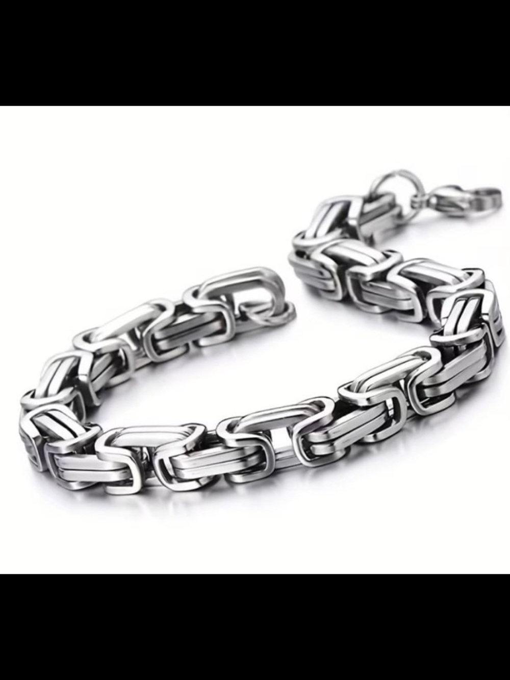 New! Fashion Titanium Steel Unisex Bracelet, King Chain Stainless Steal Hip-Hop